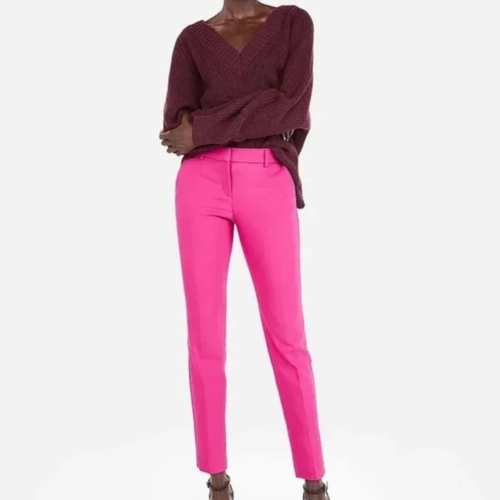 Express Columnist Ankle Dress Pants Pink size 2 Regular